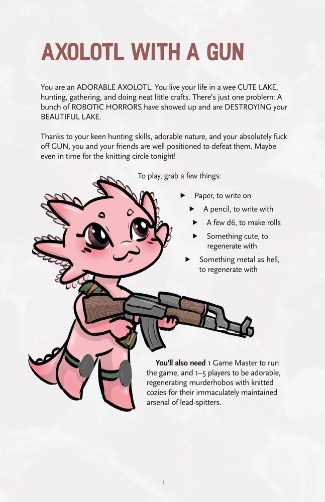 Axolotl with a Gun - Image 2