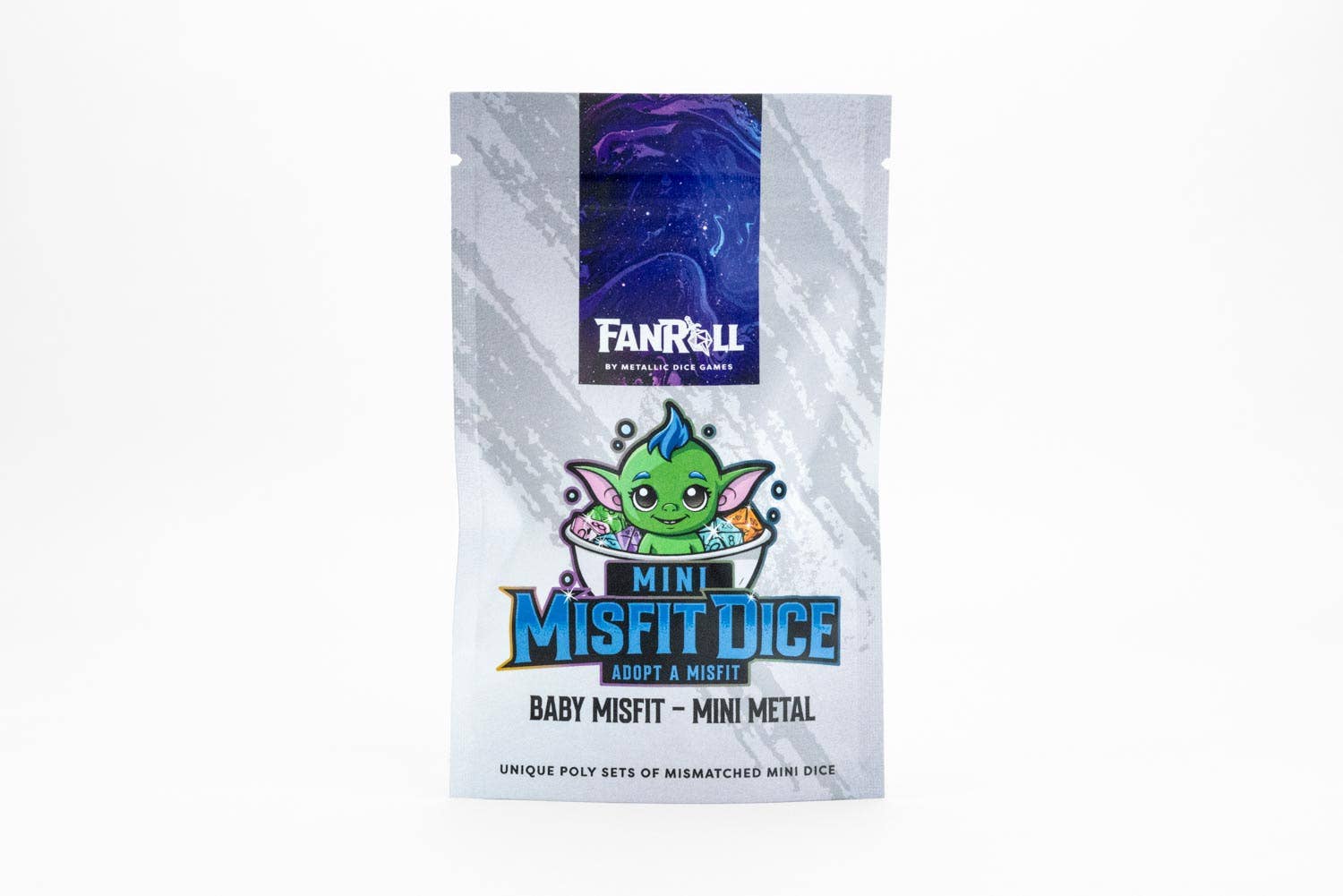 Mystery Misfit Mini Metal Polyhedral Dice Set - Image 4